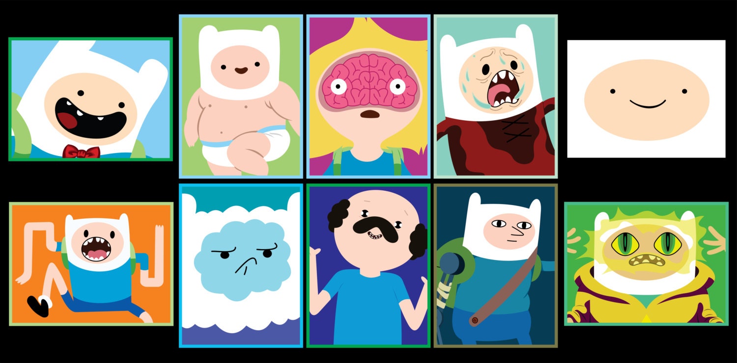 Adventure Time - Finn the Human sticker 10pk