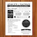 Poster Style Wedding Program