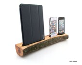 iPad Mini and Dual iPhone 5 RedWood Docking Station