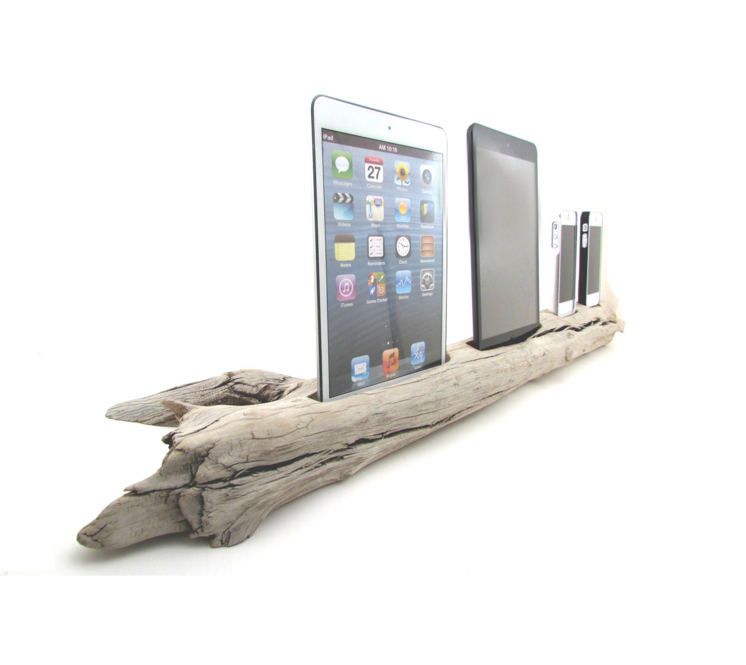 Quadruple Dock in Driftwood by Dock Artisan