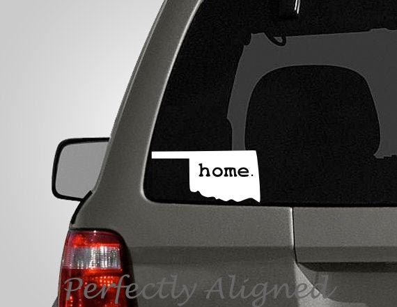 Oklahoma Home State Vinyl Decal