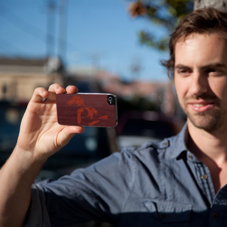 Great Lakes Wood-Inlay iPhone Back