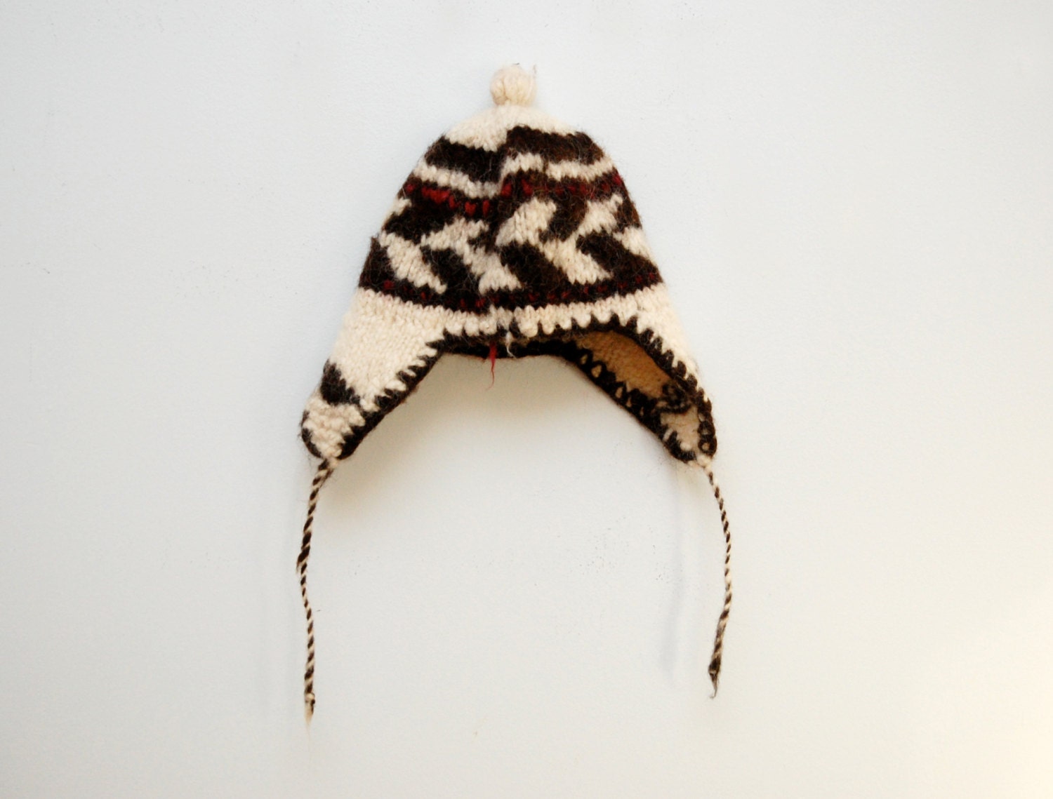 Vintage 1970s/80s child's wool boho hippie hat