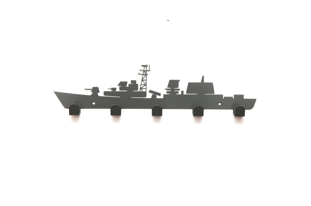 five hook hanger -combat ship - gray