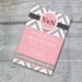 Bridal Shower Invitation Chevron - printable digital file - choose your colors