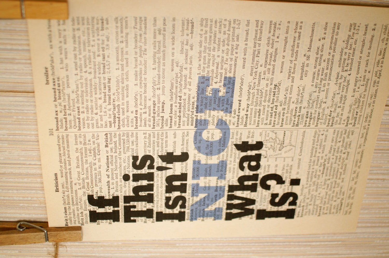 Vonnegut Typography Print- If This Isn't Nice, What Is- Vintage Book Page Print, Book Page Typography, Book Lover