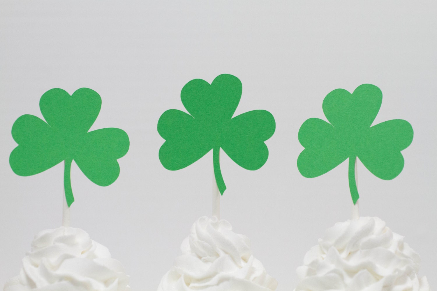 Shamrock Cupcake Toppers Il_570xn