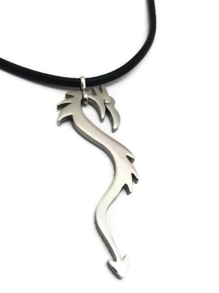 Special designed with dragon steel necklace, OOAK, collar, gothic