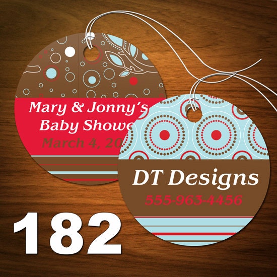 Custom Round Hang Tags (182)