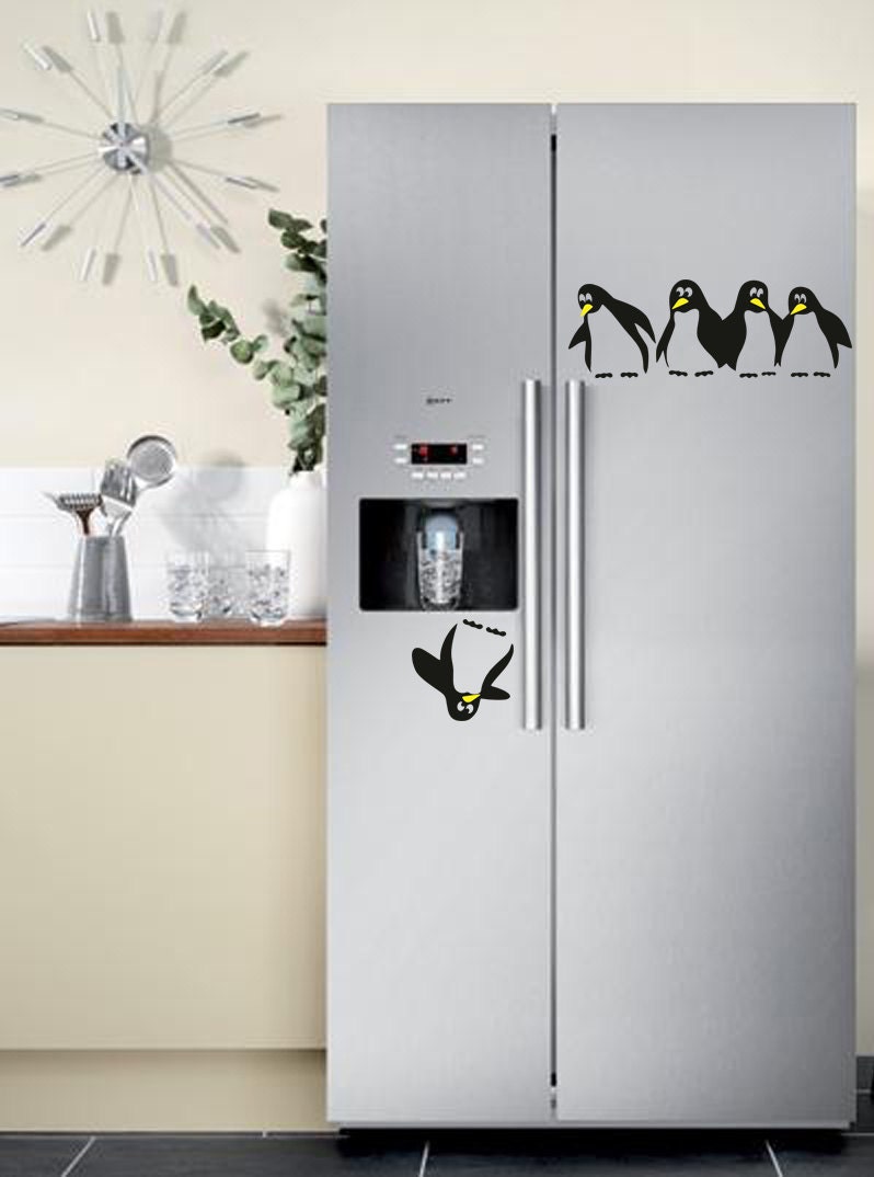 Save the Penguin Fridge Decal