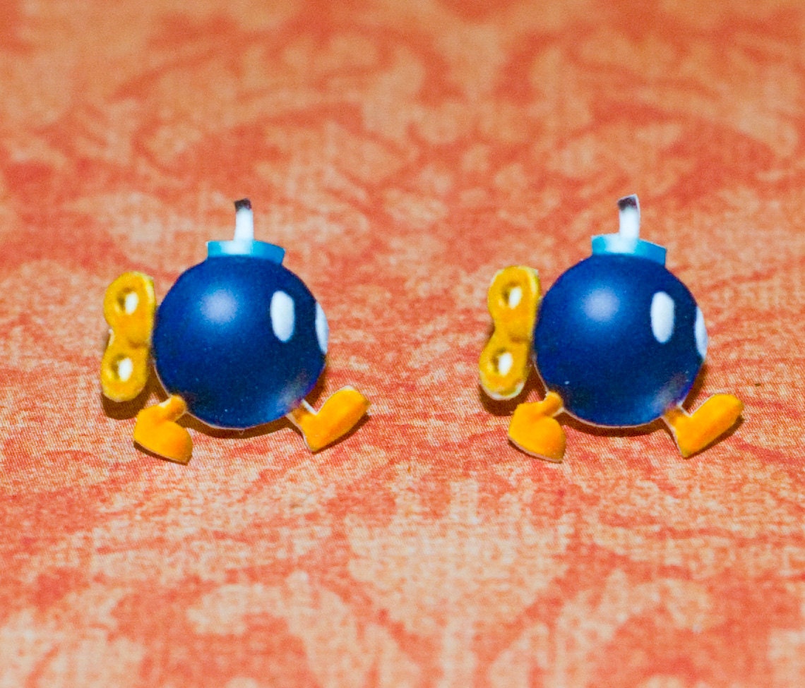 Mario Bomb Earrings