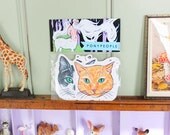 Set of 6 Big Cat Stickers