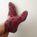 Otantic slippers, special knitting slippers,Home slippers - valentine day,heart
