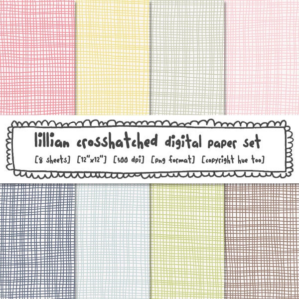girls digital paper, yellow pink blue, crosshatch photography backgrounds, instant download 486