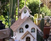 Handmade OOAK Faith Chapel birdhouse