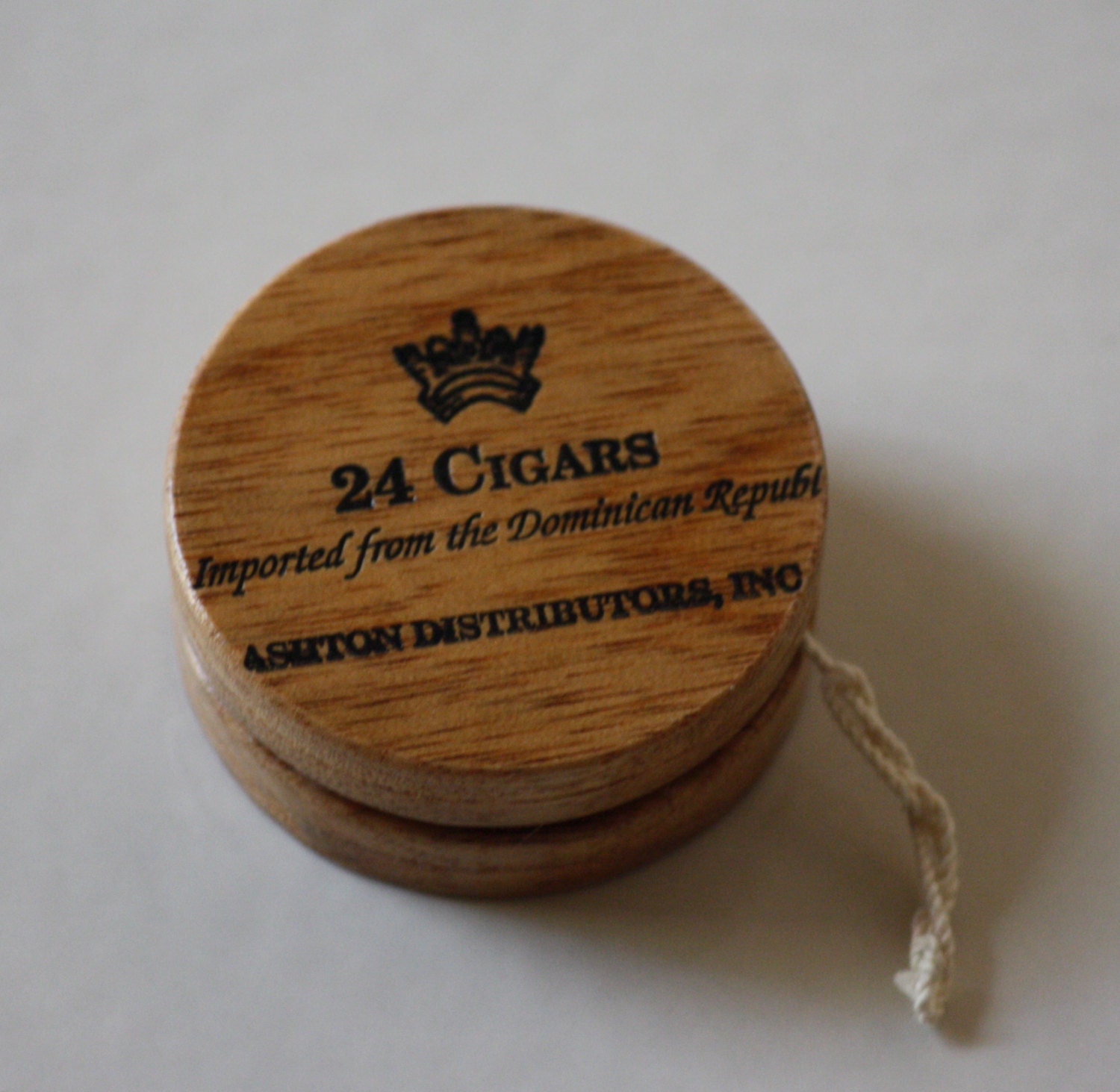 Wooden Yo Yo- Cigar Box Wood