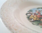 1950's Sebring Pottery Co. Chantilly ITS-284 22K Gold Soup Bowl