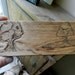 Hand Carved Tree on Small Wooden Pencil Box