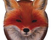 Taxidermy Fox - 8x10"