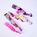 FLORAL Elastic Hair Ties Doubles as Bracelets Fantastic Elastics Stretchy Ponytail Holder with No Crease Elastic (Set of 5)