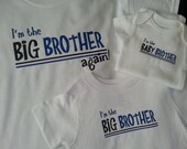 BIG BROTHER or SISTER T-Shirt Set