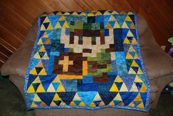Legend of Zelda Link Queen size Quilt