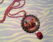 Blossom Bottle Cap Necklace