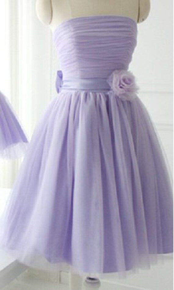 Tulle Corset Tutu Dress / Gown in Lavender Purple or Turquoise (Bridal / Bridesmaid / Prom / Party)