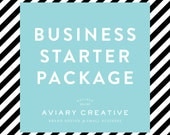 Business Starter Package / Custom Logo Design / Business Card Design / Facebook or Blog Banner / Avatar