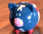 Captain America Coin Piggy