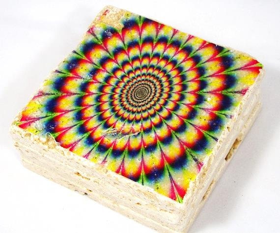 Psychedelic Coaster Set of Four