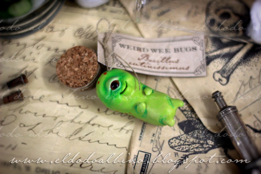 Bottled diseases : Bacillus cutinissimus , ooak art doll