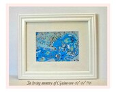 Memorial Keepsake - Baby Keepsake - Ultrasound Art - Framed 5"x7" art -- Sonogram  - Unique Gift-TAGT