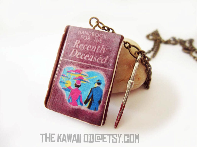 Beetlejuice Handbook for the Recently deceased Necklace
