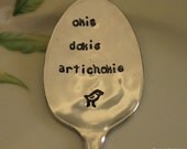 Vintage Silverware Garden Herb Flower Vegetable Marker Silverware Shabby Chic Garden Chic - OKIE DOKIE ARTICHOKIE
