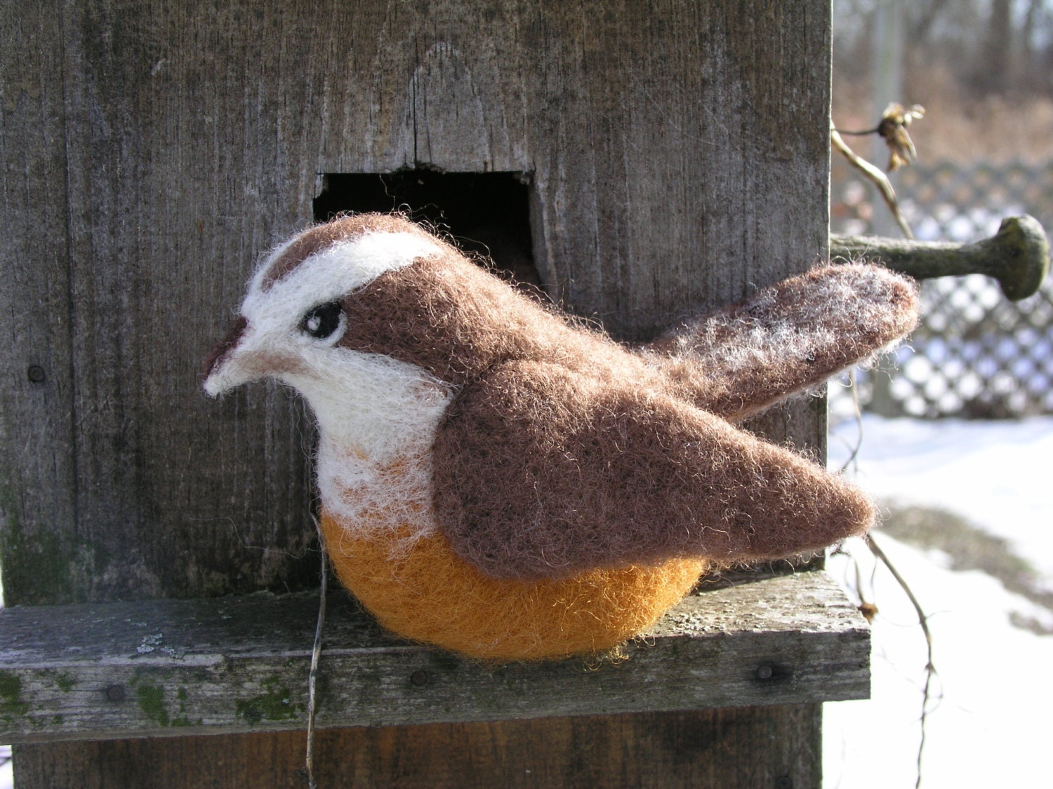 Felted Bird Puppet