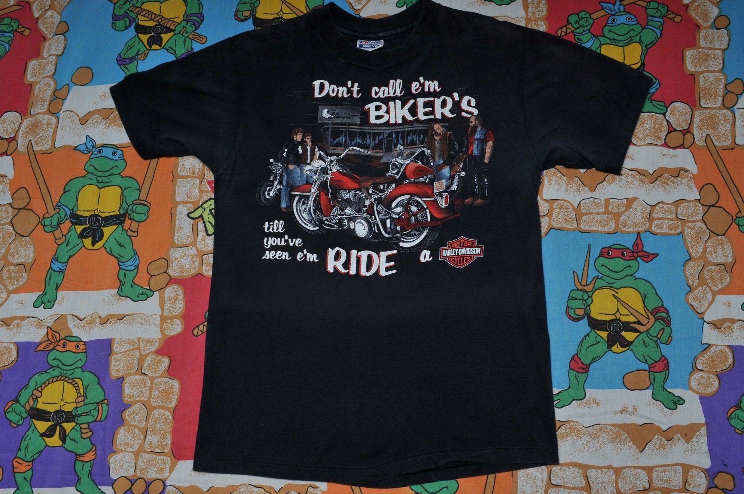 Harley Davidson "Don't Call Them Bikers Till You See Them Ride"