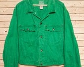 UNION BAY Kelly Green Denim Jacket Size: XL