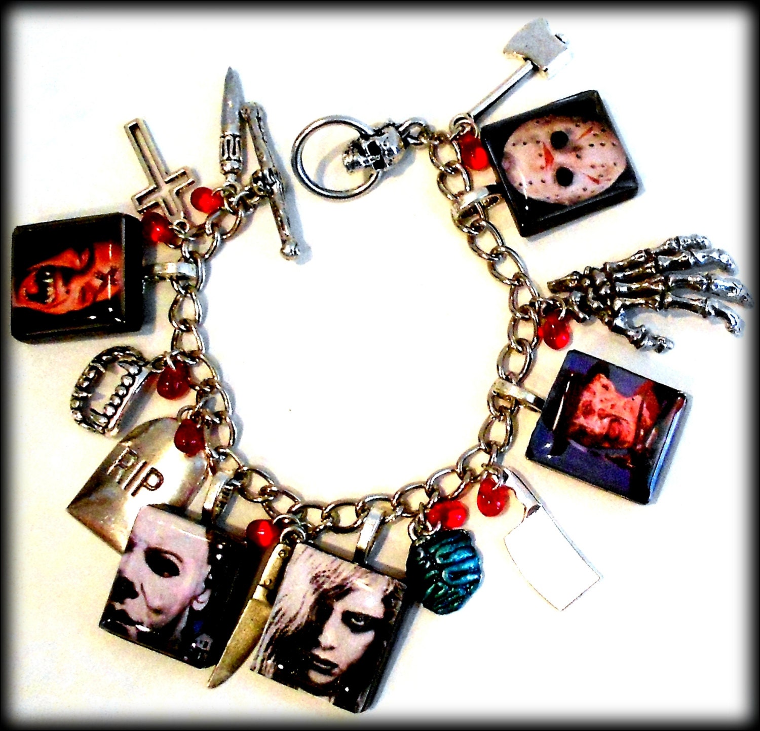 Horror Movie Killer Charm Bracelet