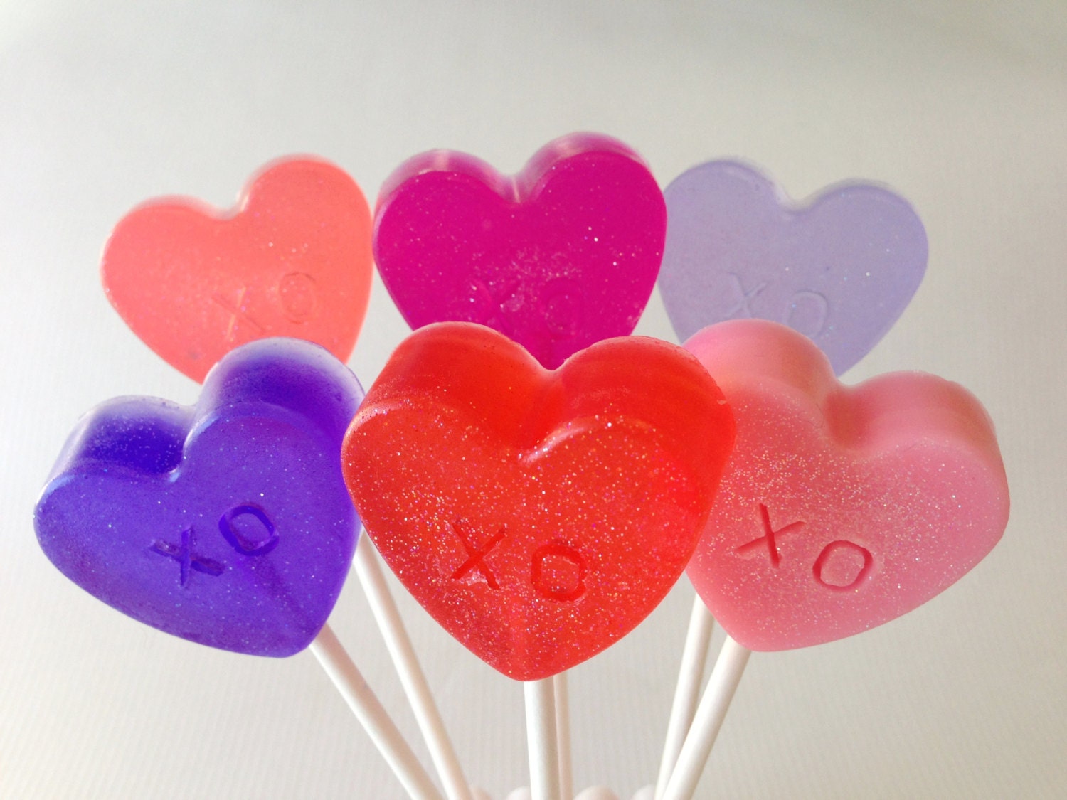 Lollipop Heart Soaps - Valentine Soap Favors