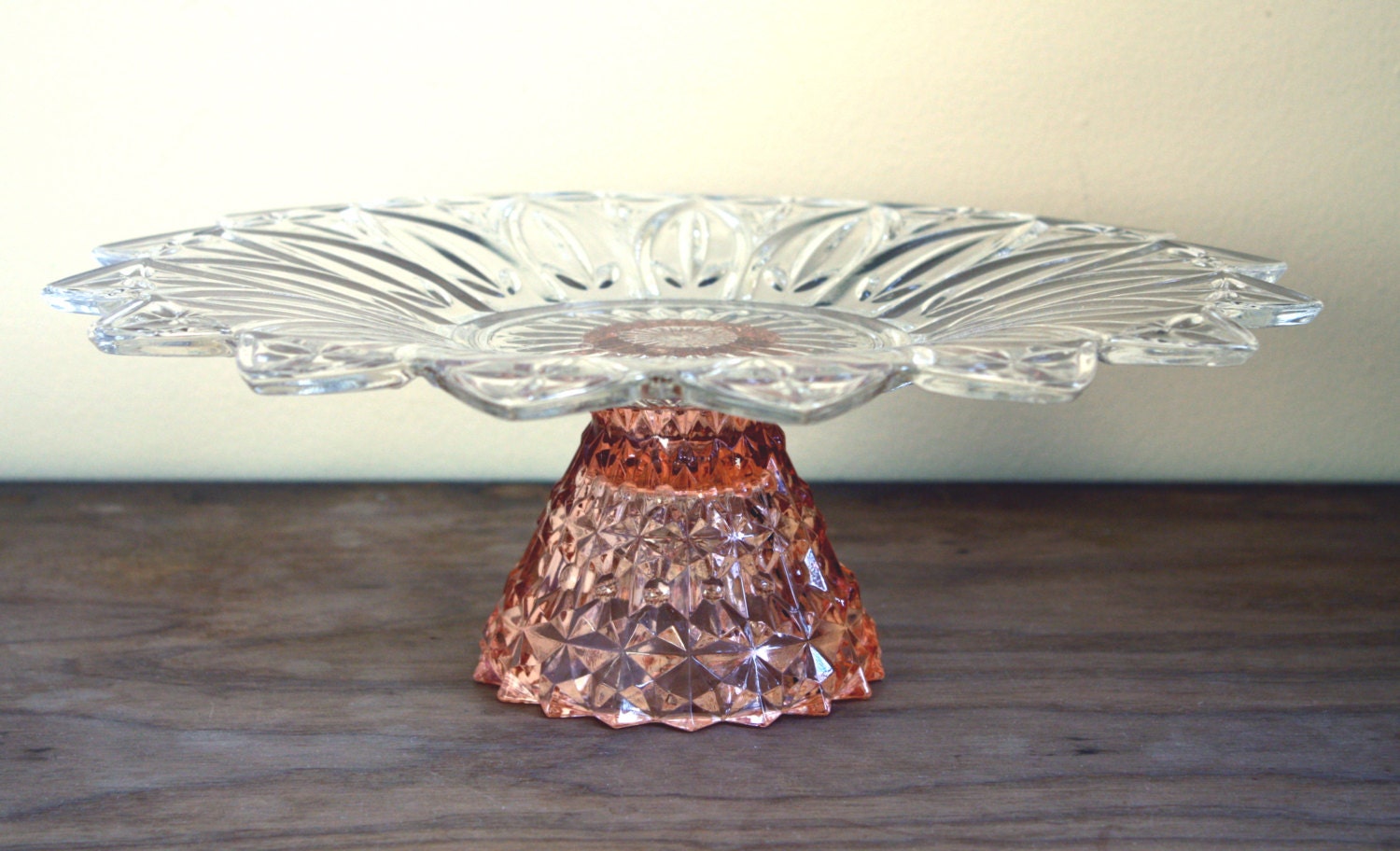 Glass Cake Stand / Cake Stand / Macaron Stand / Macaron Pedestal / Cupcake Stand / Custom Cake Stand