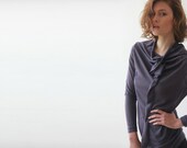 Purple ,Soft Knit shirt , With Long Sleeves