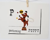 Performing Puppy Limited Edition Screen Print