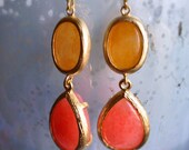 Small Double Drop Bridesmaids Earrings