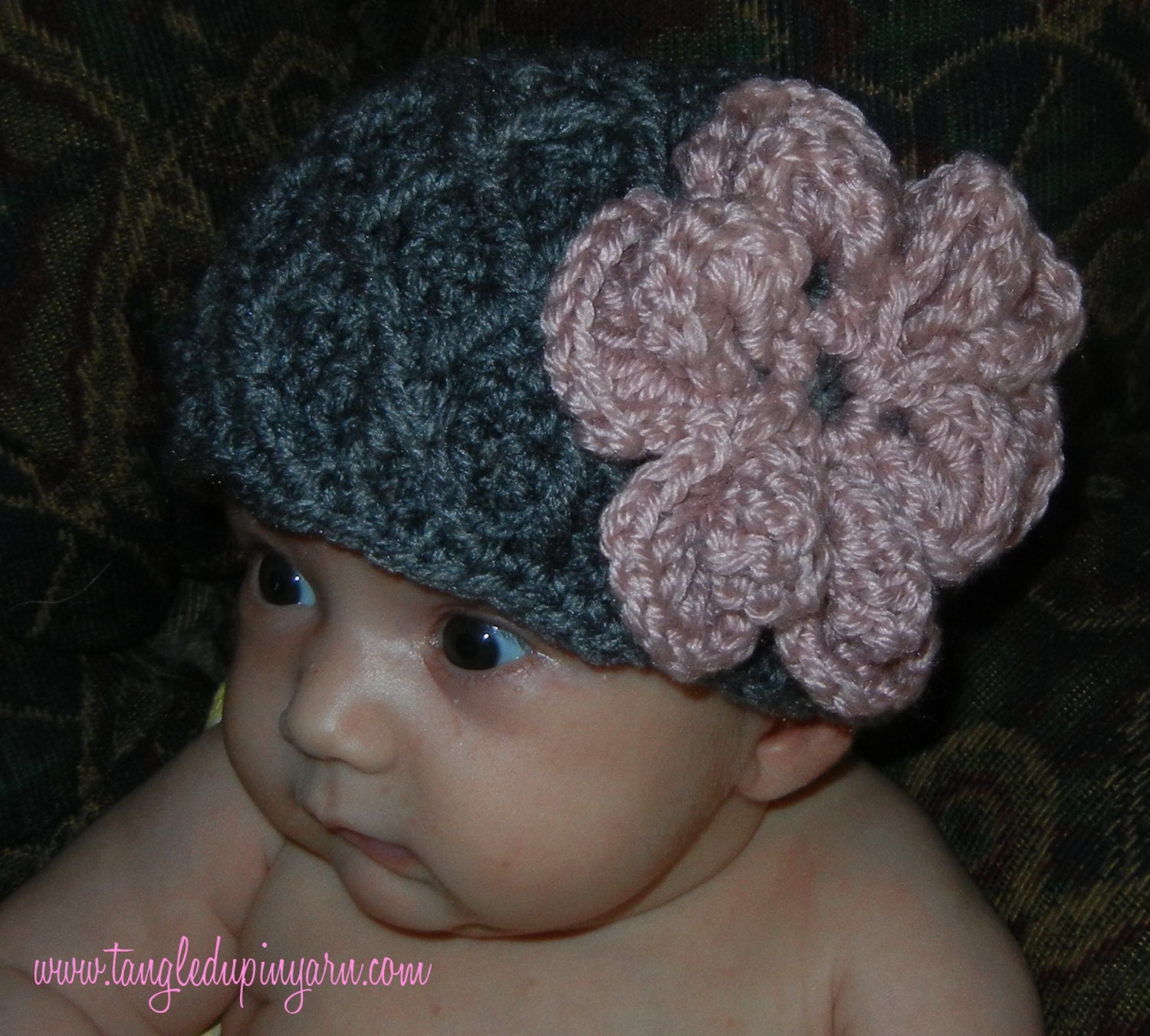 Diamond Crochet Hat Infant
