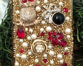 Gorgeous Gold and Ruby Bling iPhone 5 Case