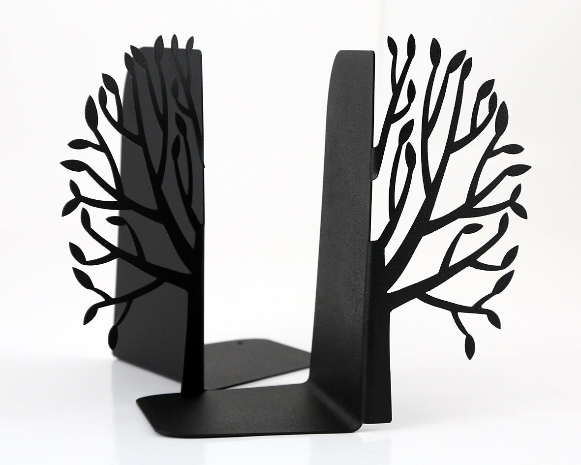 Bookends - Spring - laser cut for precision these metal bookends will hold your favorite books