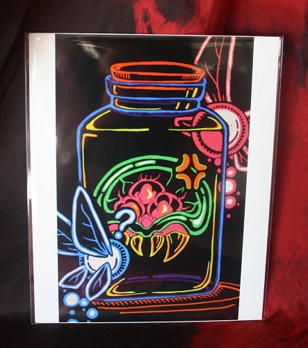 PRINT Metroid Legend of Zelda Navi Fan Art