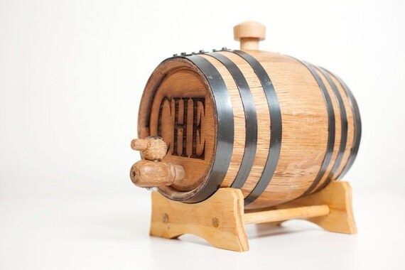 1 Liter Personalized Mini Whiskey Barrel