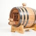 1 Liter Personalized Mini Whiskey Barrel